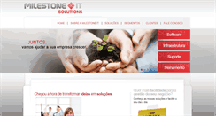 Desktop Screenshot of milestoneit.com.br