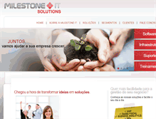 Tablet Screenshot of milestoneit.com.br